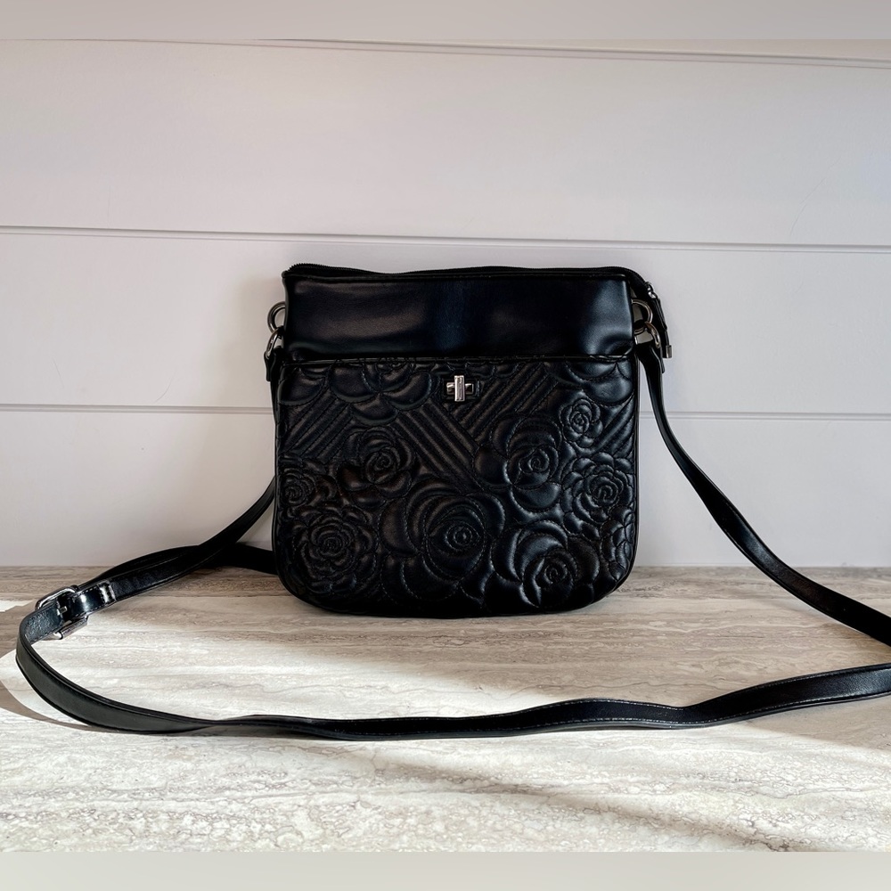 Mia and Luca Black Crossbody Bag